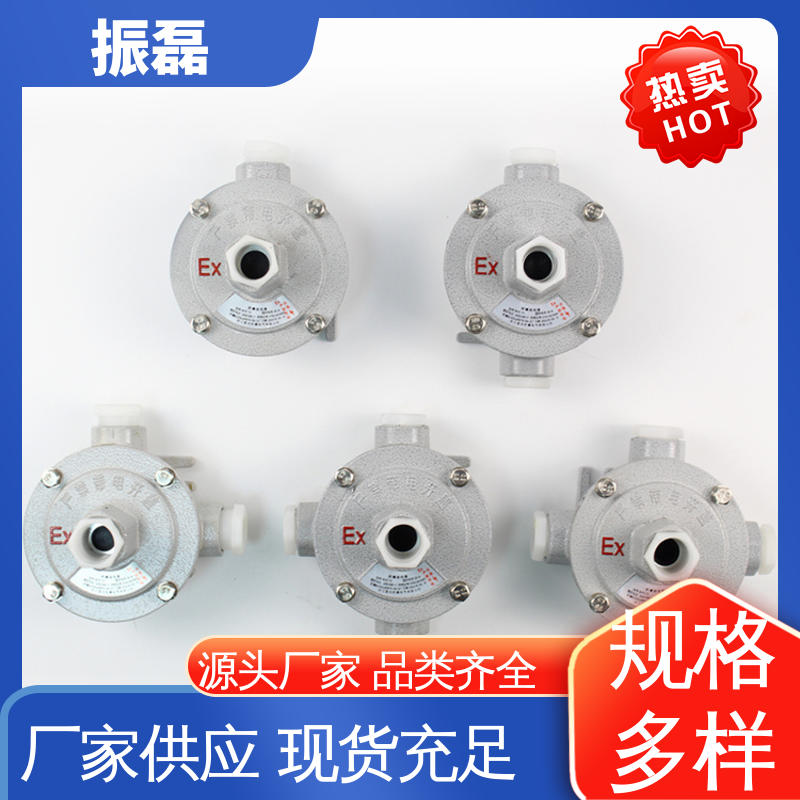 防爆三通接线盒 BAH系列 过线穿线铝合金分 直角吊防护等级 振磊