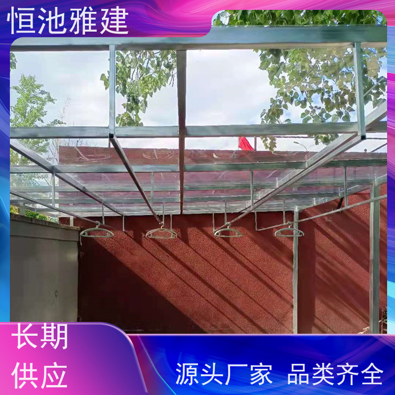 恒池雅建 小区停车棚 规格齐全配送及时 抗震抗冲击