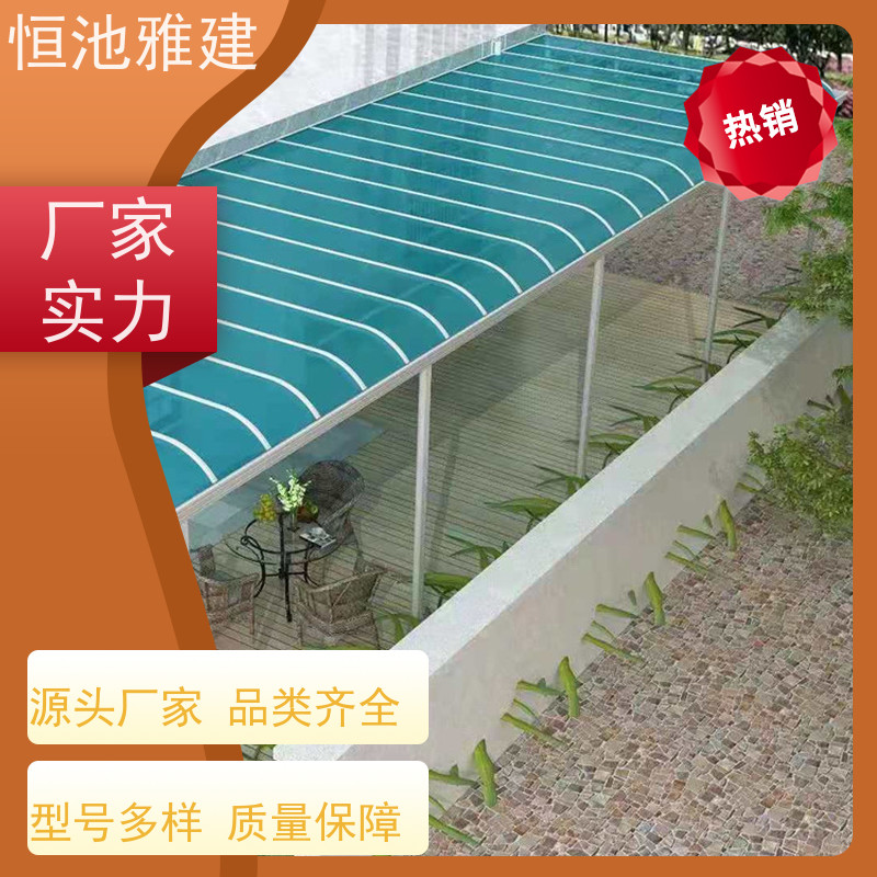 恒池雅建 公司停车棚 一次合作终身朋友 抗震抗冲击