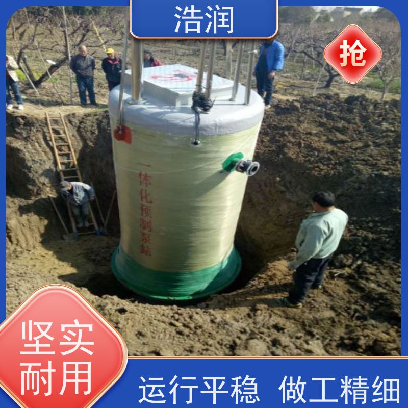 一体化预制泵站集成化程度高污水提升用长期供应