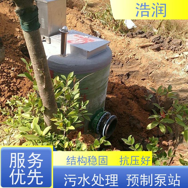 一体化预制泵站集成化程度高用于雨水提升 诚信经营