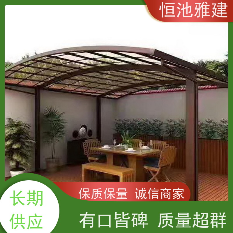 恒池雅建 高档停车棚 支持非标定制 抗震抗冲击
