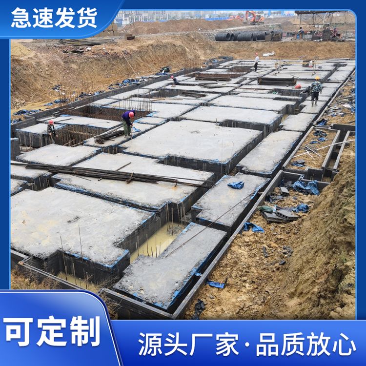 灰色条形基础板 强度6级 一级炉渣材质 可定制长度