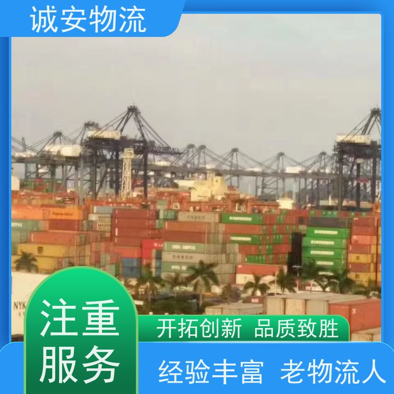 诚安物流平板车一般贸易报关买单申报次日到