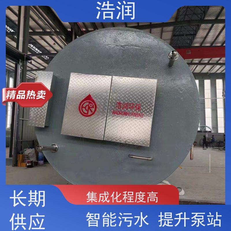 一体化预制泵站集成化程度高用于雨水提升 货源充足