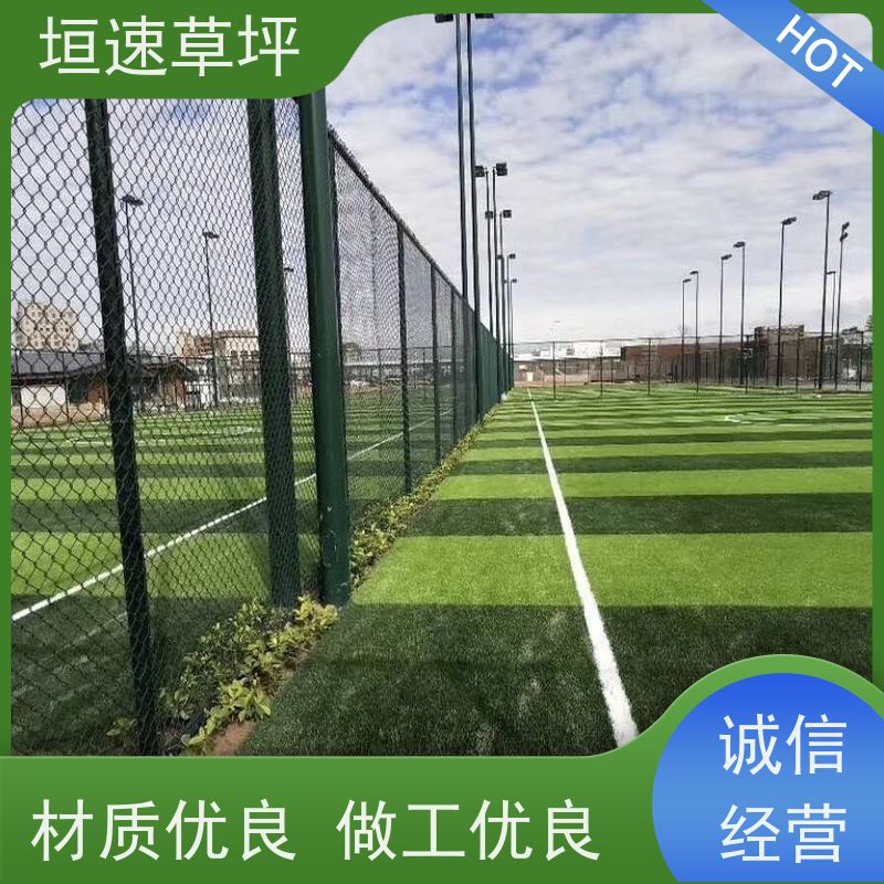垣速 学校足球场草皮规范流程 施工定制 人造塑胶草坪 上海门球场制作