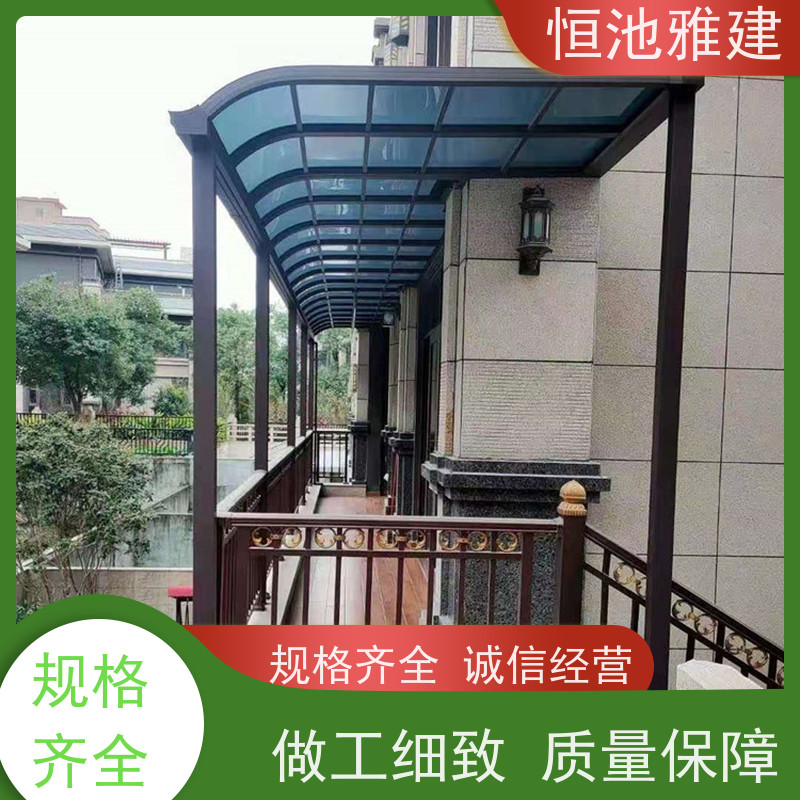 恒池雅建 停车棚材质 规格齐全配送及时 抗震抗冲击