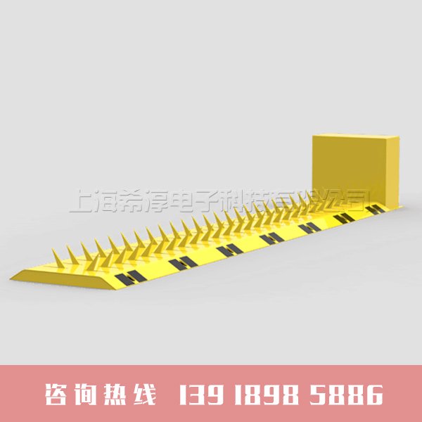 免埋阻车仪器 双向双排路障设备 电动升降倒刺阻车器