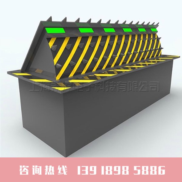 路障机器 全自动重型液压翻版路障设备 遥控电动升降翻转系统
