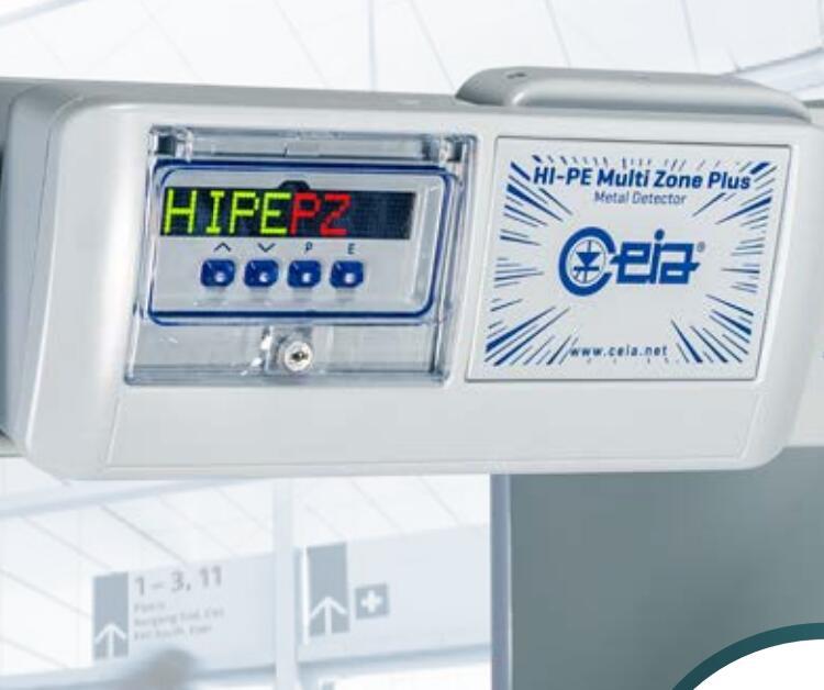 CEIA HI-PE Multi Zone Plus安检门 意大利启亚金属探测门细节展示