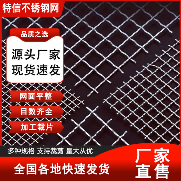 特信 多规格 300目筛网孔径 不锈钢烧烤网 金属网过滤器 全国发货