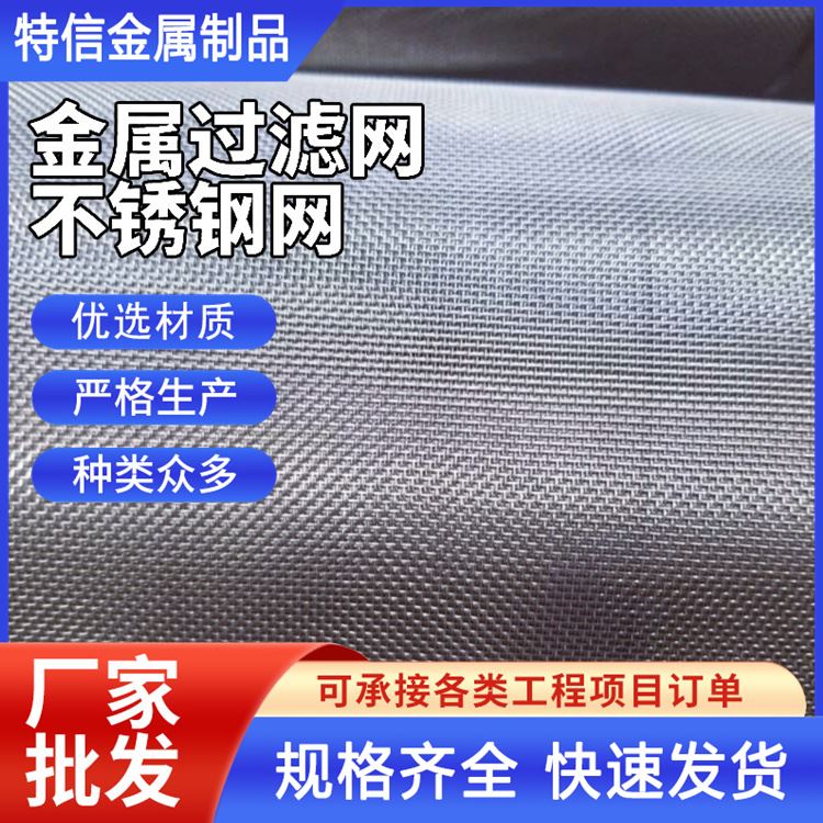 特信 筛网厂家直售 不锈钢纱网 过滤网片 现货多 发货快
