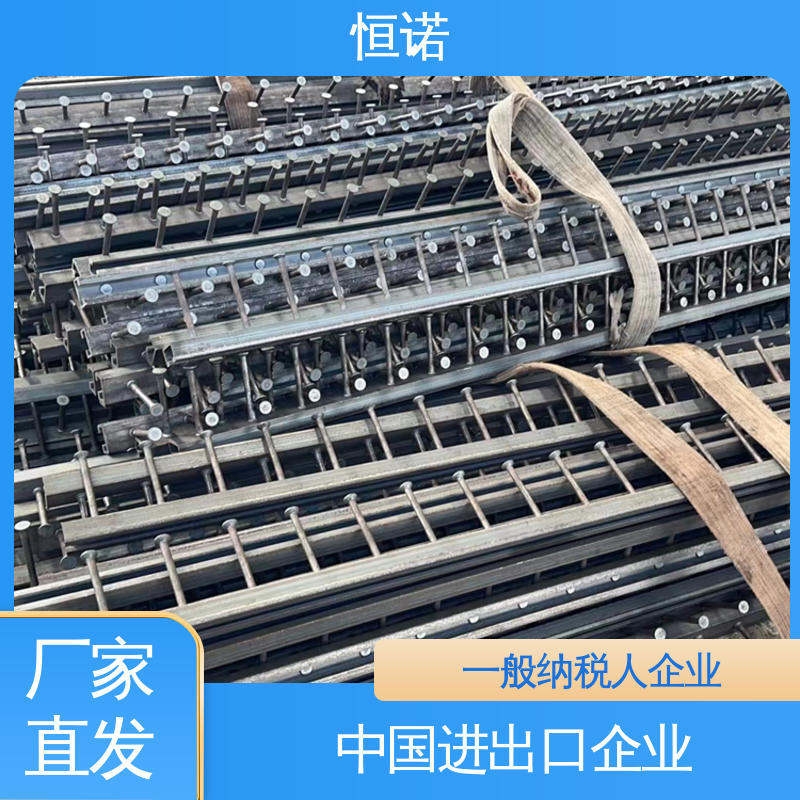 带齿热镀锌预埋槽道 抗拉强度大 可邮寄样品 恒诺