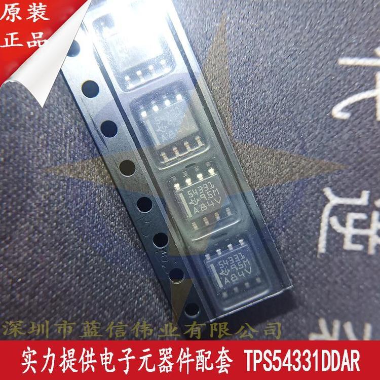 TPS54331DDAR 具有Eco-mode的3.5V至28V 输入3A570kHz 降压转换器 TI 封装SOP8 批次20+