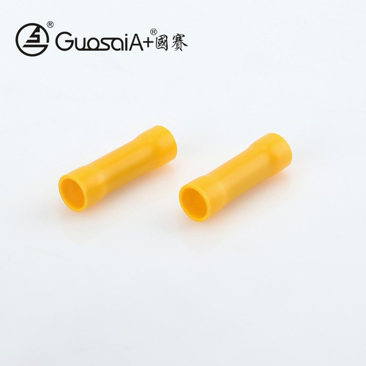 厂家供应冷压紫铜接线铜鼻子PVC绝缘护套圆形端子