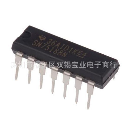 直插驱动器芯片 SN75188N 75188 DIP14