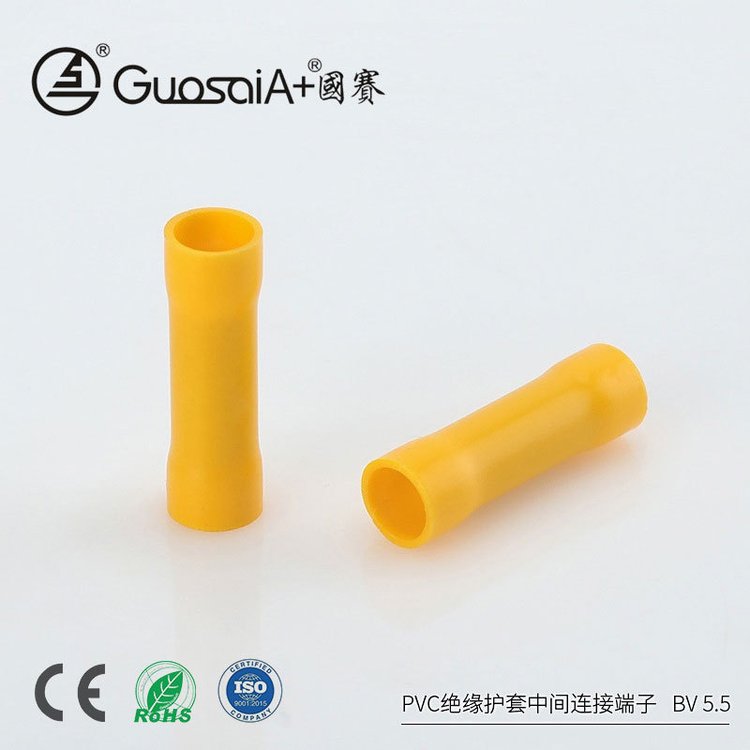 厂家供应PVC绝缘护套RV 0.5-4绝缘接线耳圆形冷压端头