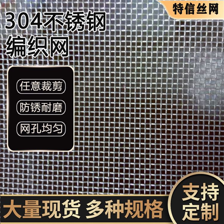 特信 高目数不锈钢网 表面光滑 防虫筛网 过滤器滤网厂家 可定制批发