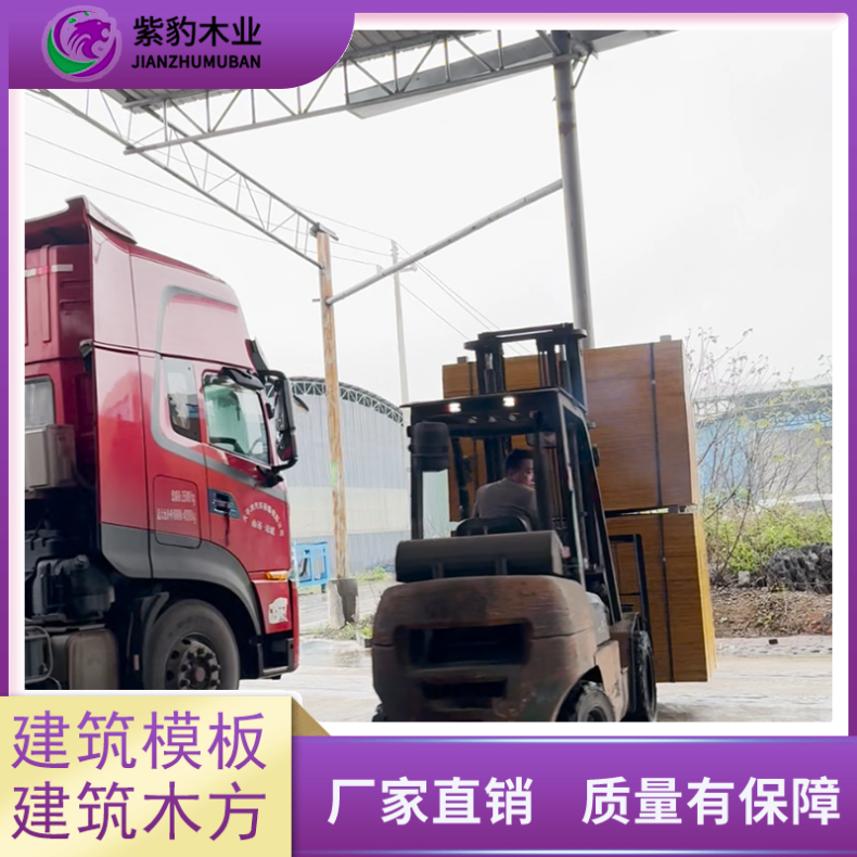 精品足厚小红板到工地 规格齐全 桉木 厚度1.4mm全过程之板面过胶
