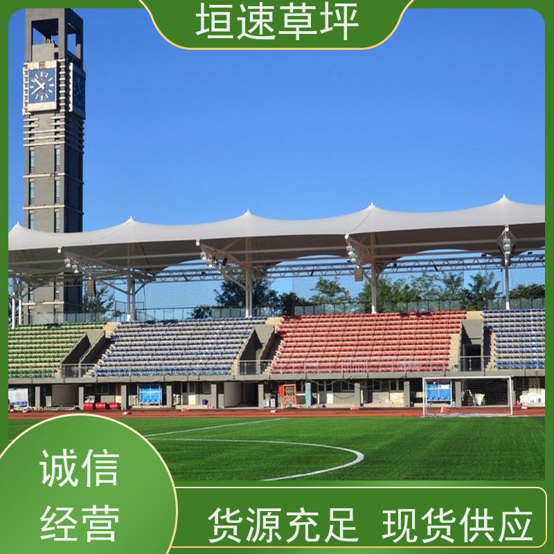 垣速 室外塑料草坪 安装铺设 上海足球场承建 学校足球场草坪基础要求