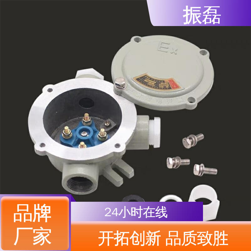 防爆直通接线盒 BHD51 直平三通防水防尘穿 振磊
