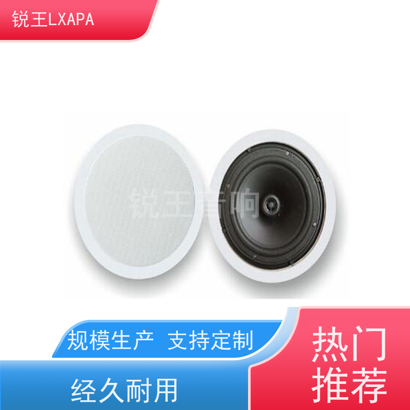 锐王LXAPA 定阻吸顶喇叭 IP网络广播系统 无线吊顶音响