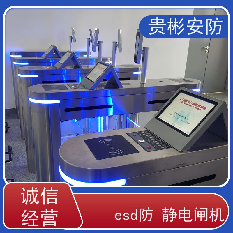 贵彬安防 闸机门禁系统 esd静电测试摆闸 单向/双向通行 支持加工定制