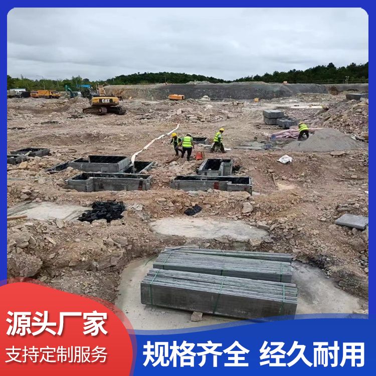  空心地梁基础砖胎膜厂家 外观灰色 节省成本 易切割 免拆模