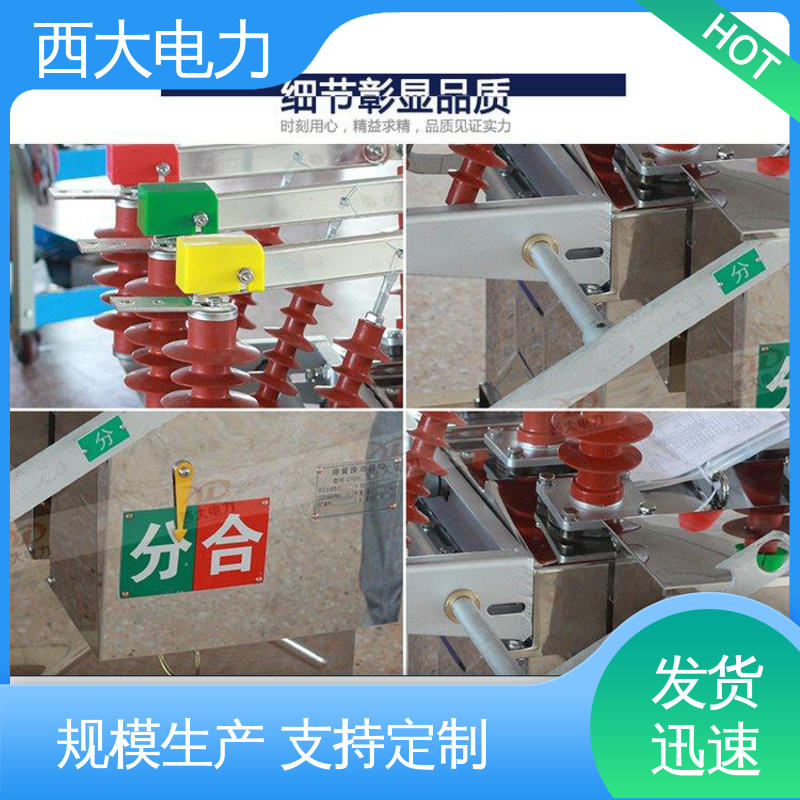 西大电力 ZW8-12FG/630-20 高压真空断路器 体积小 重量轻
