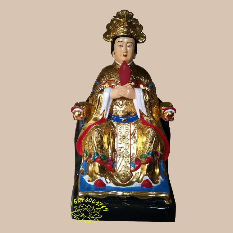 后土娘娘高清图片 虚空地母神像 泰山老母佛像总厂 玻璃钢工艺品