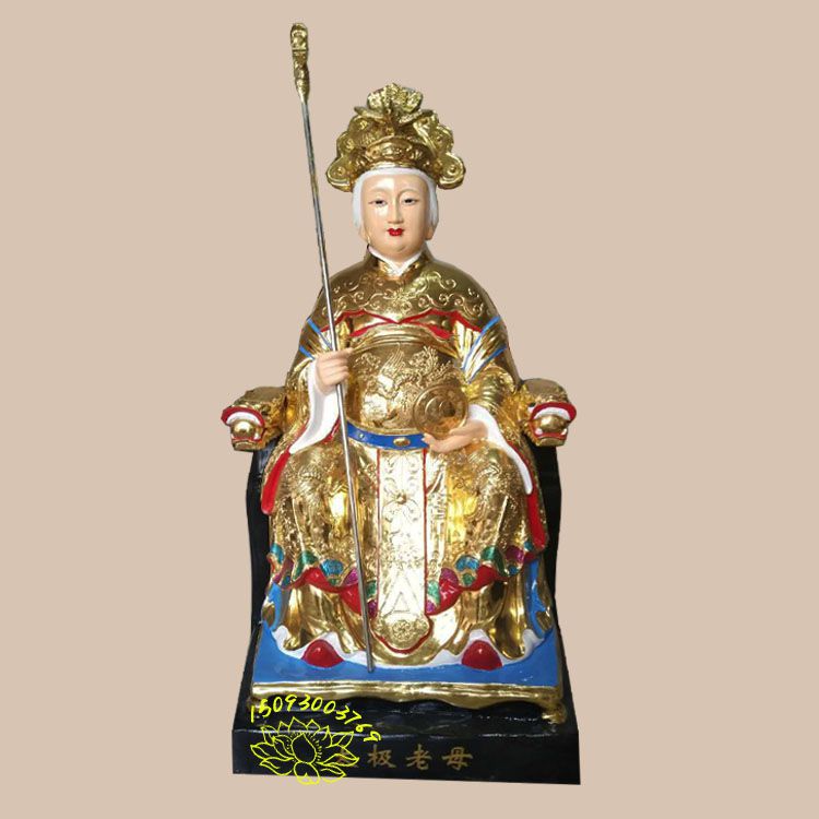 石雕十二老母神像批发 太极母塑像 老祖母雕塑 白玉奶奶神像厂家