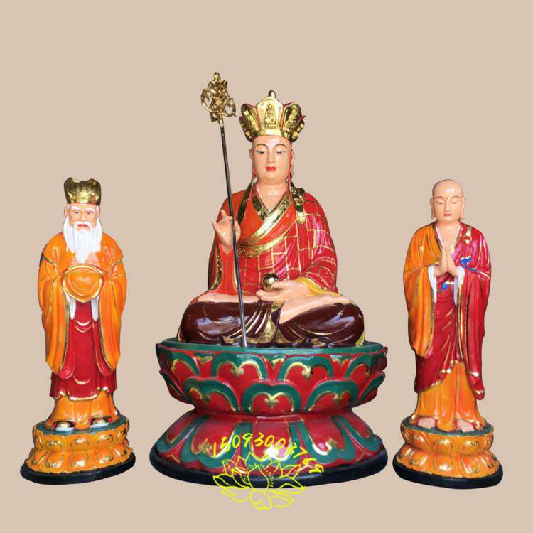 地藏王菩萨佛像图片 定制寺院寺庙佛像 坐兽地藏菩萨厂家