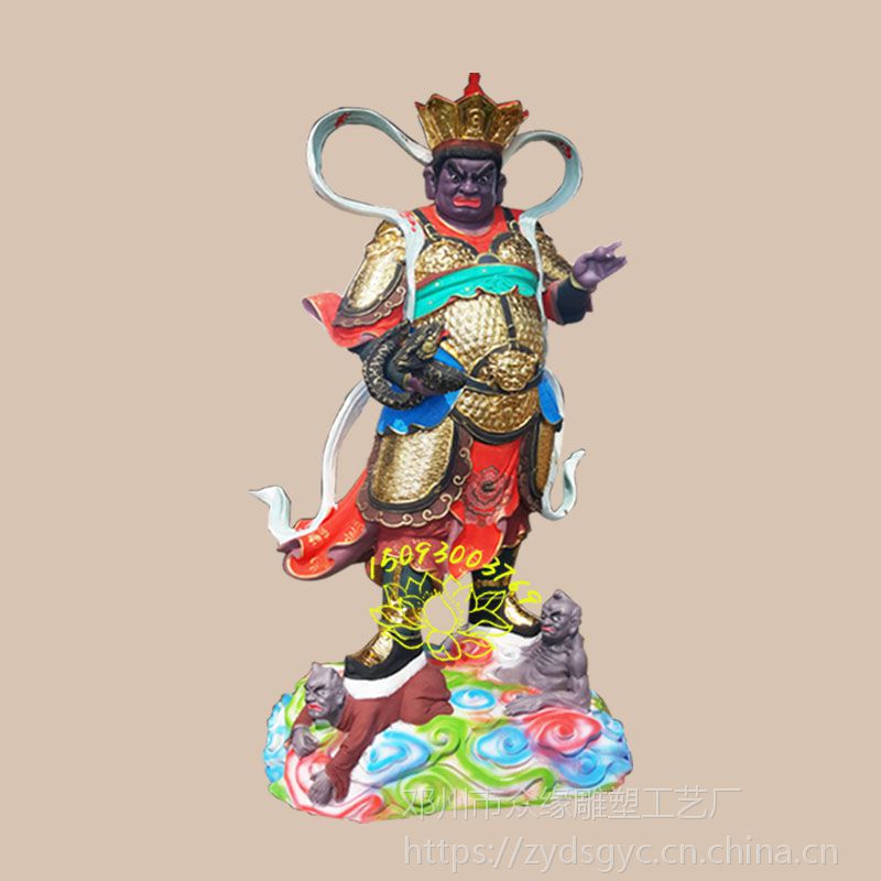 承接大型寺庙佛像 四大天王 哼哈二将 八大金刚 千里眼顺风耳神像