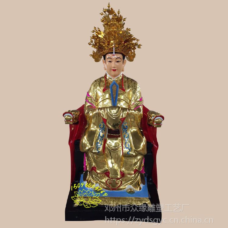 塑造佛像厂家直批黎山老母佛像 精品树脂骊山老母雕像 彩绘贴金