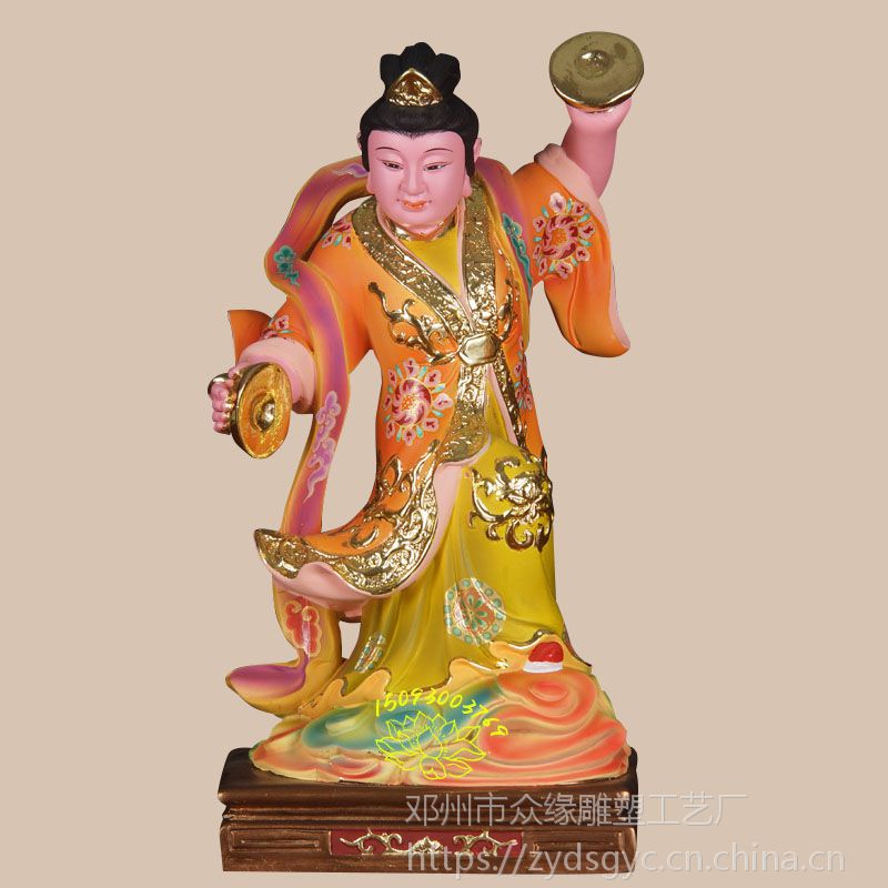 雷公神电母虾兵蟹将佛像厂 1.6米四海龙王佛像 黑龙爷白龙爷神像