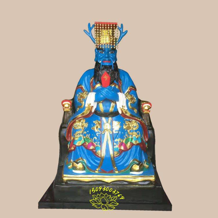 龙父龙母神像 西海龙王坐像 四海龙王佛像 河南佛像雕塑厂家