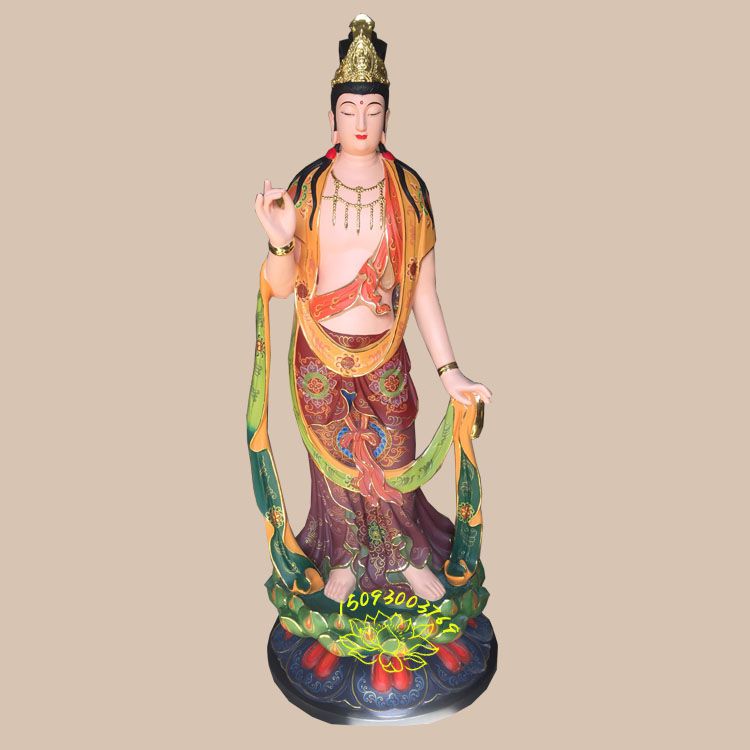 众缘厂家手工树脂观音佛像摆件 可定制尺寸规格