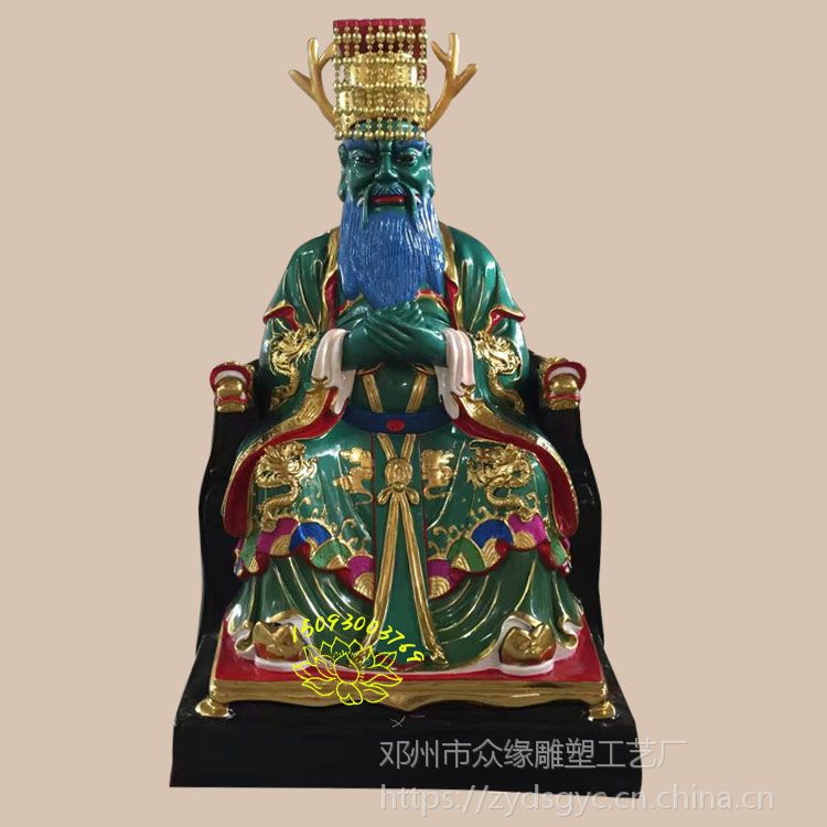 厂家订制青龙王 龙王庙供奉大龙王二龙王神像1.5米高 白龙爷神像
