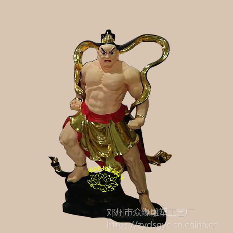 庙宇佛堂供奉神像 十二生肖雕像 十二药叉神将塑像 树脂哼哈二将神像价格