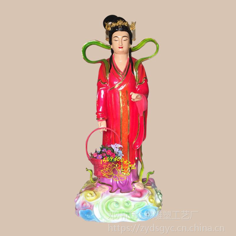 七姑娘神像 彩绘树脂七仙女神像 玉皇王母神像厂家直销