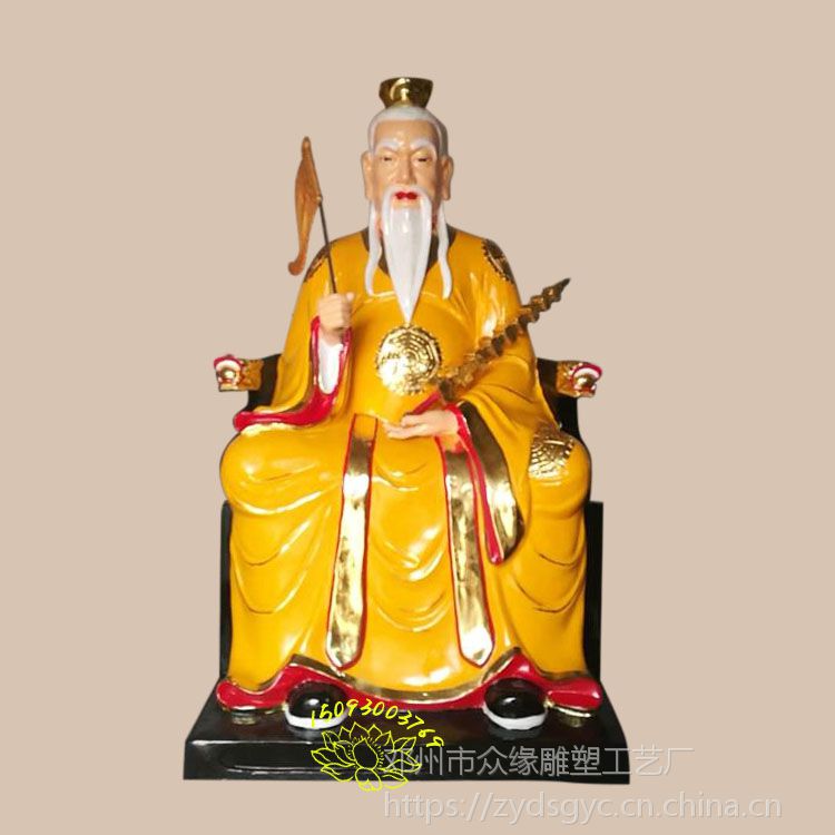 姜子牙雕塑姜太公树脂神像摆件 太白金星神像厂家 寺庙神像定制