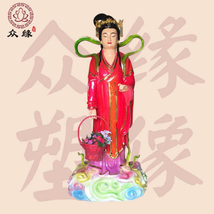 民间传说七仙女塑像 董永树脂工艺品神像摆件 玉帝王母佛像雕刻