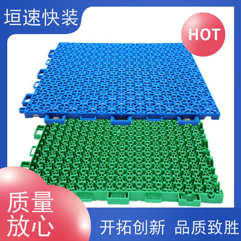 垣速 环保耐磨 室外悬浮地板 悬浮地板拼接 篮球拼装地板施工建设