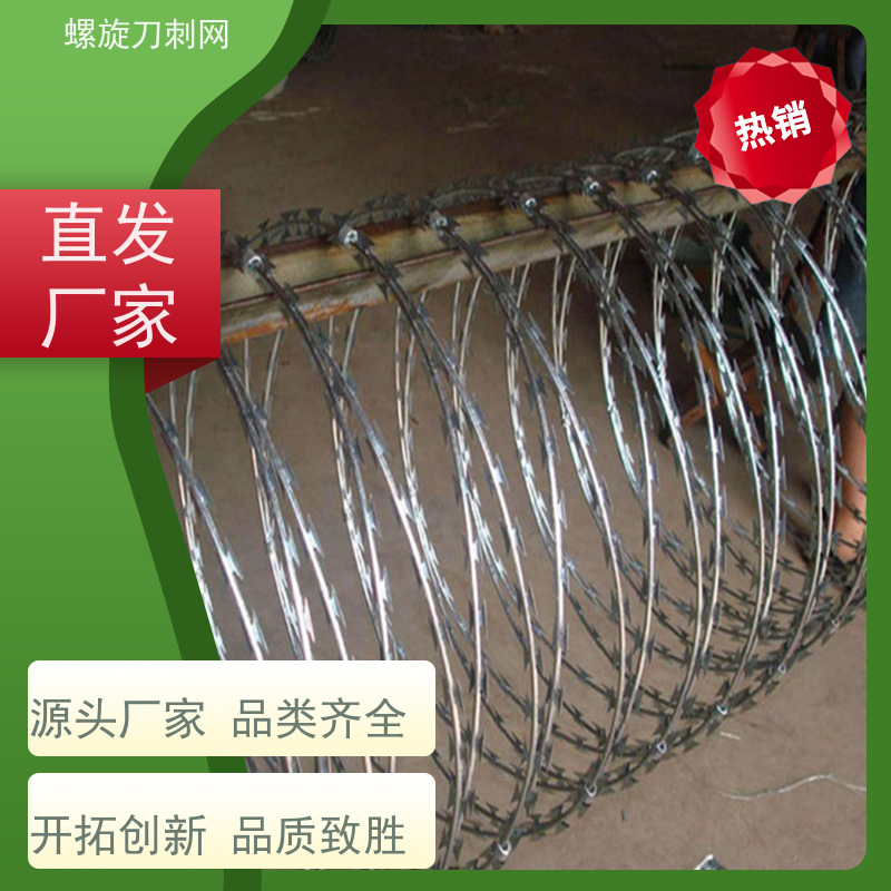 防护网带刺铁丝滚笼小区学校防爬防盗网高锌刀片刺丝材质