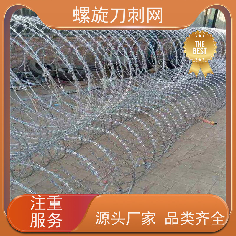 围墙防爬刺高铁防攀爬刀刺网片高锌刺丝滚笼颜色