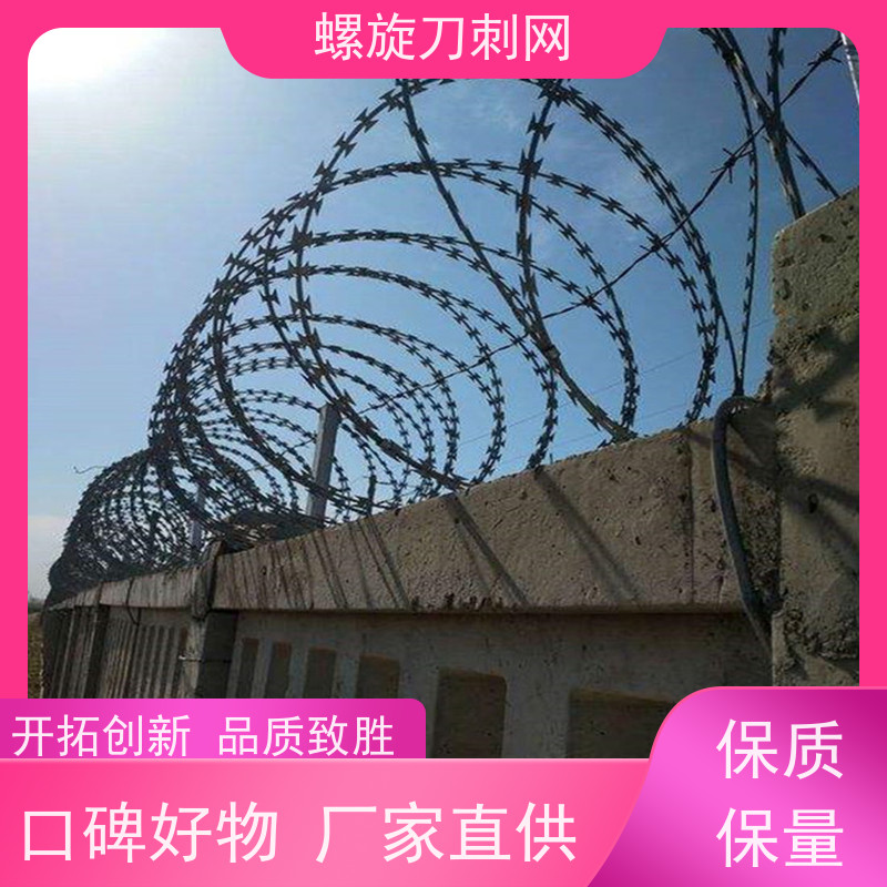 防攀爬刀刺网斧行型刀片防爬网高锌刺丝滚笼安装
