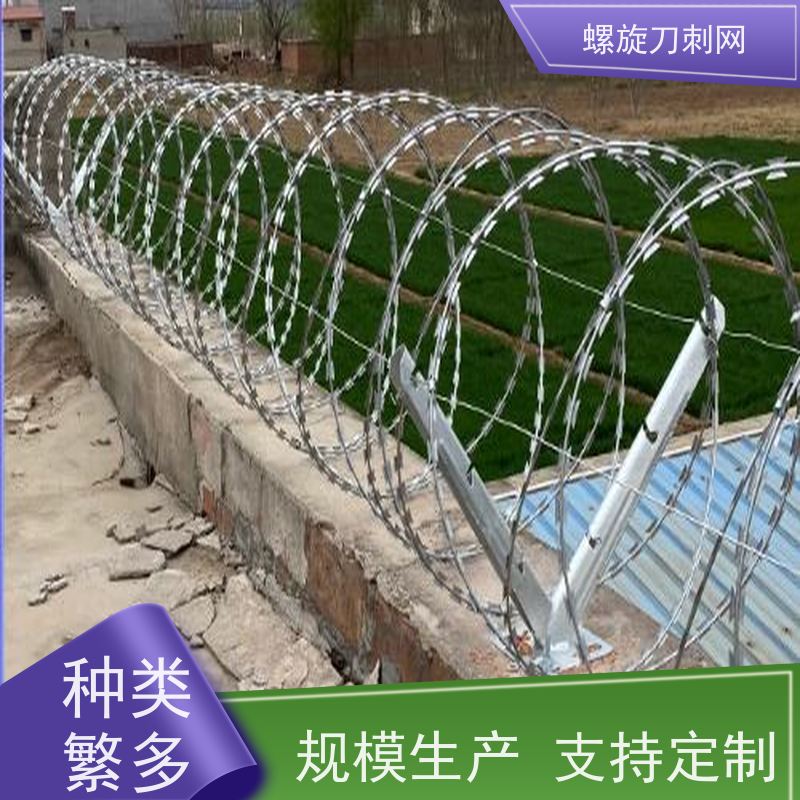 热镀锌不锈钢刀片刺绳275g刀刺网围墙防爬拉力刮刀防盗网颜色