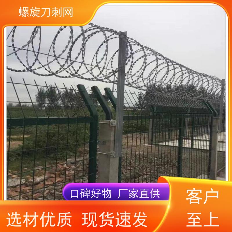 防护网带刺铁丝滚笼镀锌刀刺网围墙防爬拉力刮刀防盗网颜色