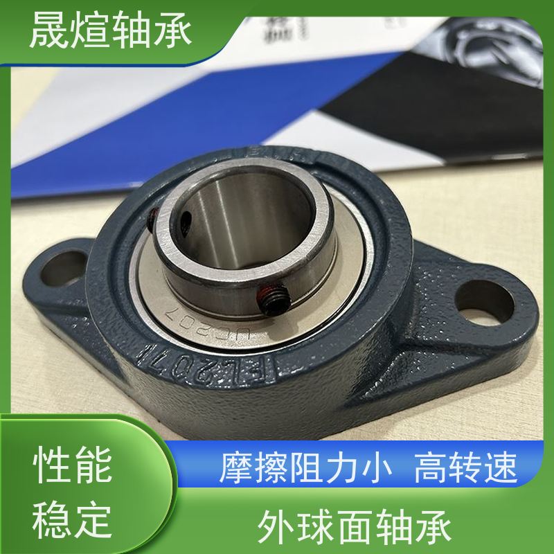  SB207 带座外球面轴承 通用性好 摩擦阻力小 转速高