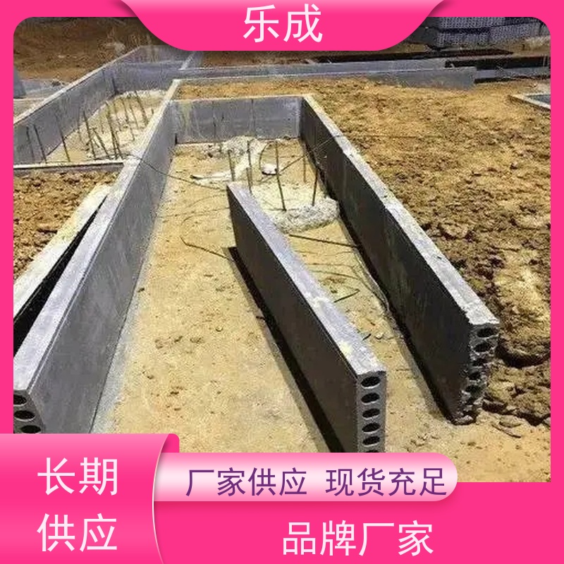 乐成圆孔板状砖胎膜 水泥陶粒材质 经久耐用 支持定制